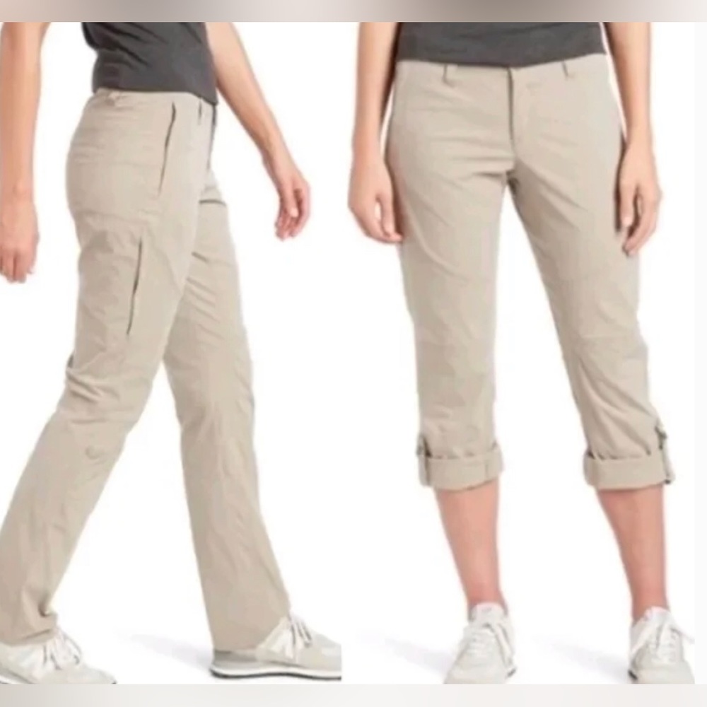 Kuhl Spire Roll Up Hiking Pants in Light Khaki